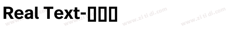 Real Text字体转换